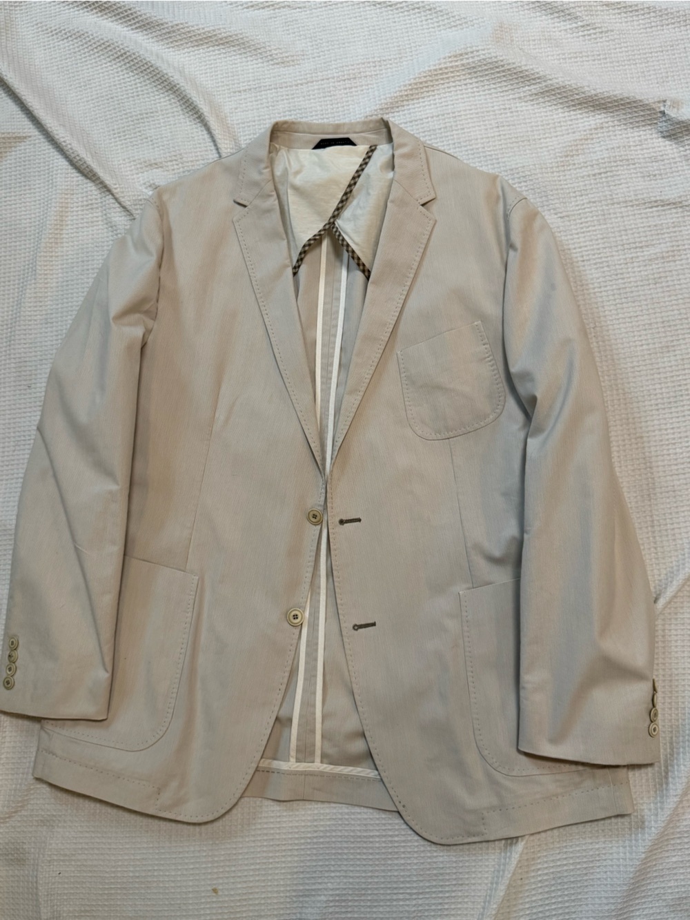 Hugo Boss Light Beige Men's Casual Blazer